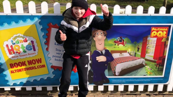 Alfie came to Dreams Come True with a dream to visit CBeebiesLand